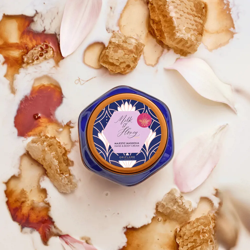 کرم دست و بدن شیر و عسل با رایحه مگنولیا Majestic Magnolia Hand & Body Cream