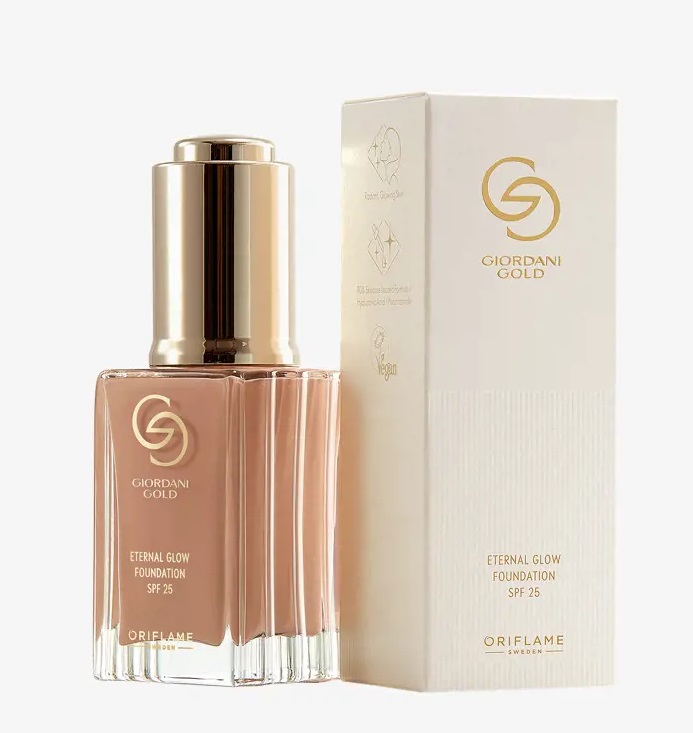 کرمپودر قطره‌چکانی ضدپیری اترنال گلو جوردانی گلد Eternal Glow Foundation