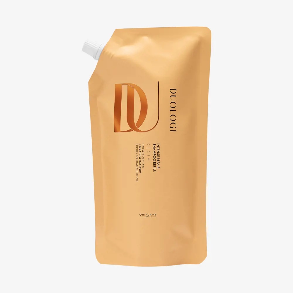 ریفیل شامپو ترمیم کننده دولوژی DUOLOGI INTENSE REPAIR SHAMPOO (KERATINE) REFILL 500 ml