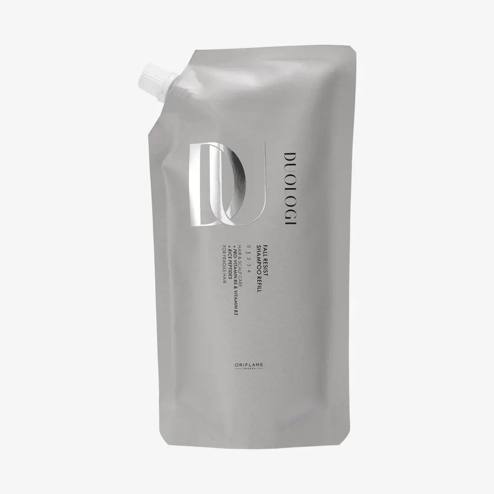 ریفیل شامپو ضدریزش دولوژی DUOLOGI Fall Resist Shampoo Refill 500ml