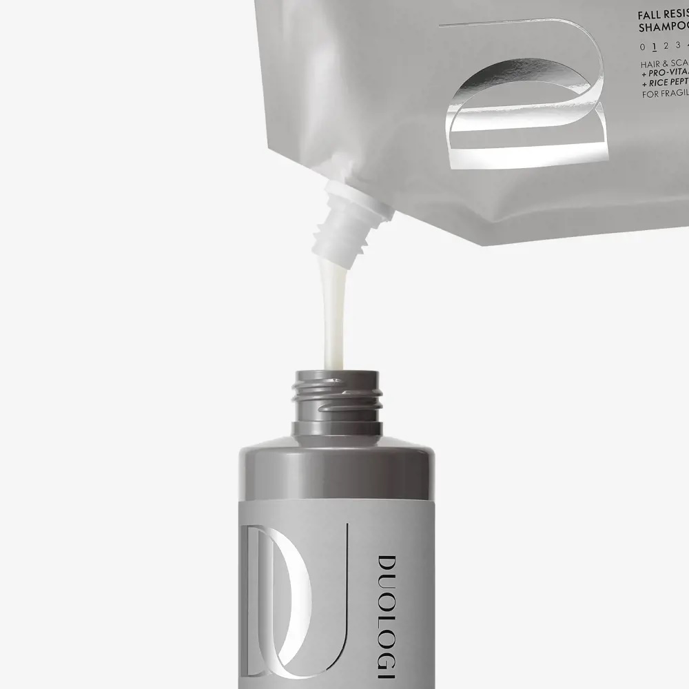 ریفیل شامپو ضدریزش دولوژی DUOLOGI Fall Resist Shampoo Refill 500ml