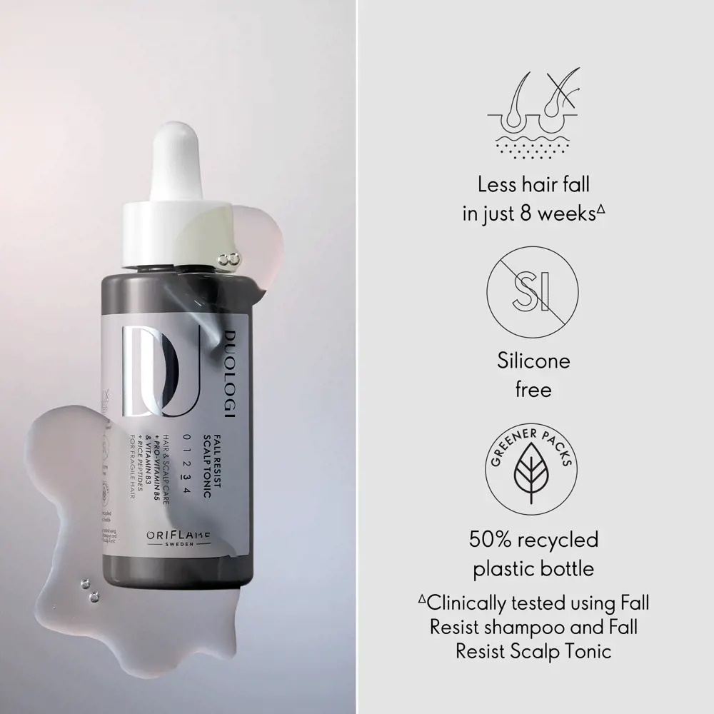 تونیک ضد ریزش و تقویت کننده مو تخصصی دولوژی Duologi Fall Resist Scalp Tonic